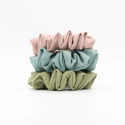 Coletero scrunchie azul turquesa