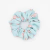 Coletero scrunchie de baño flamencos