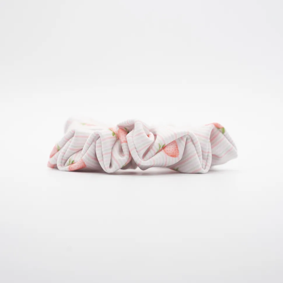 Coletero scrunchie de baño fresas