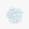 Coletero scrunchie de baño vichy azul