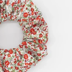 Coletero scrunchie florecitas