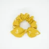 Coletero scrunchie lazo amarillo ocre anclas
