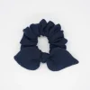 Coletero scrunchie lazo azul marino