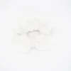 Coletero scrunchie lazo blanco texturado