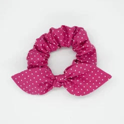 Coletero scrunchie lazo fresa topos