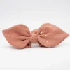 Coletero scrunchie lazo gasa naranja terracota topos oro