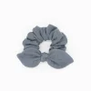Coletero scrunchie lazo gris antracita