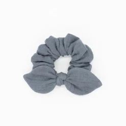 Coletero scrunchie lazo gris antracita