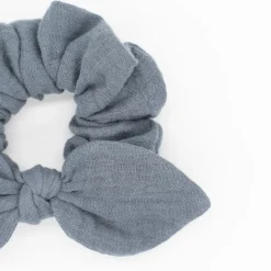 Coletero scrunchie lazo gris antracita