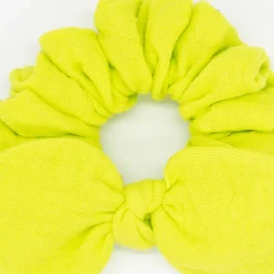 Coletero scrunchie lazo lima flúor