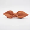 Coletero scrunchie lazo naranja rústico
