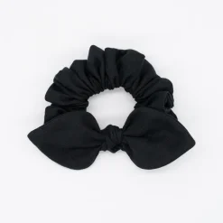 Coletero scrunchie lazo negro