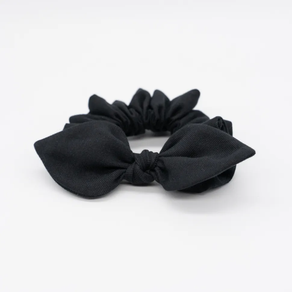 Coletero scrunchie lazo negro