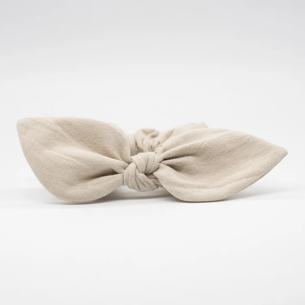 Coletero scrunchie lazo piedra rústico