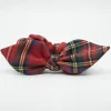 Coletero scrunchie lazo tartán