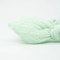 Coletero scrunchie lazo verde mint plumeti