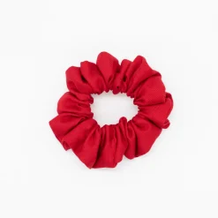 Coletero scrunchie rojo