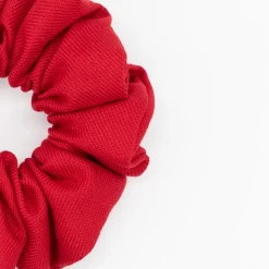 Coletero scrunchie rojo