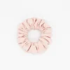 Coletero scrunchie rosa nude