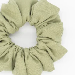 Coletero scrunchie verde musgo