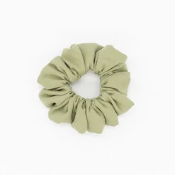Coletero scrunchie verde musgo