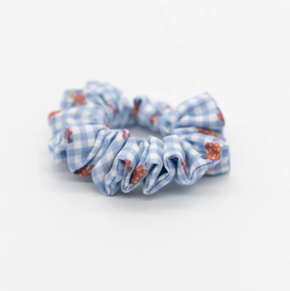 Coletero scrunchie vichy flores