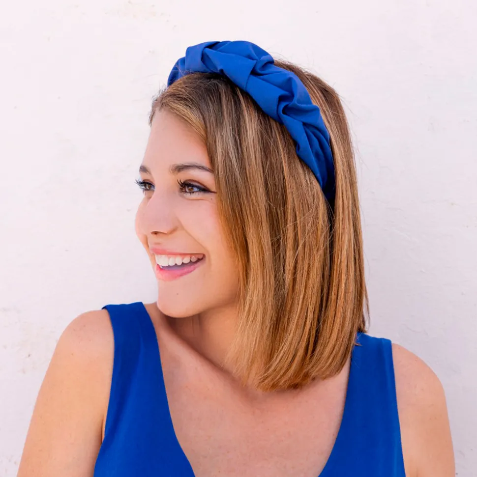 Diadema arrugada azulón