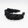 Diadema arrugada negra