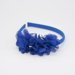 Diadema flor azulón