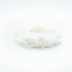 Diadema flores blancas