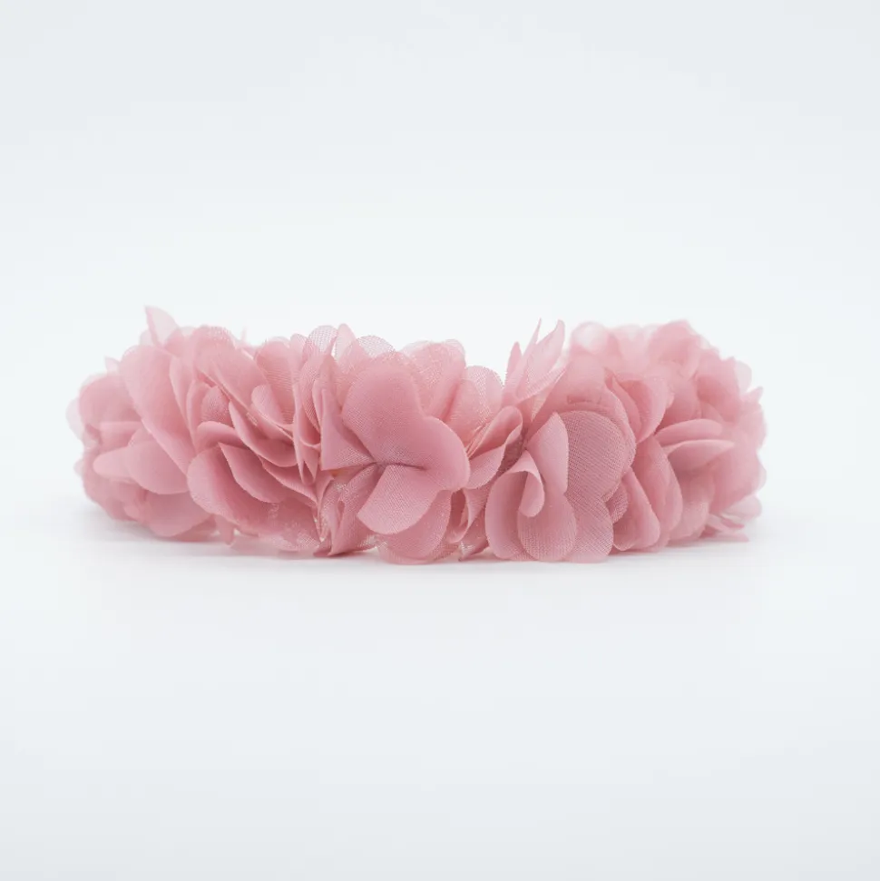 Diadema flores rosa