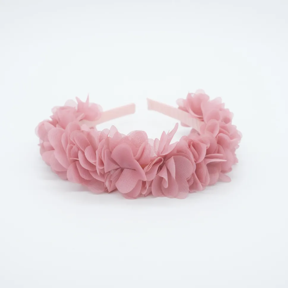Diadema flores rosa