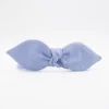 Diadema lazo chloé azul celeste lavanda hecha a mano