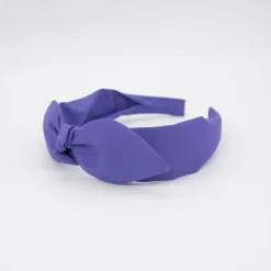Diadema lazo chloé morado hecha a mano