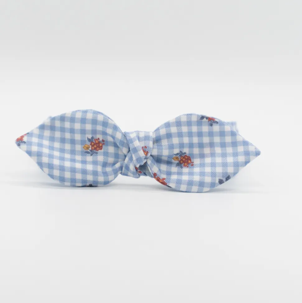 Diadema lazo chloé vichy flores