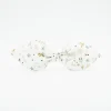 Diadema lazo flores Cotton hecha a mano