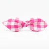 Diadema lazo vichy fucsia hecha a mano