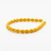 Diadema macramé fina amarillo ocre