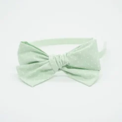 Diadema niña Alice verde mint topos
