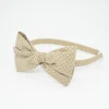 Diadema niña lazo Alice beige topos
