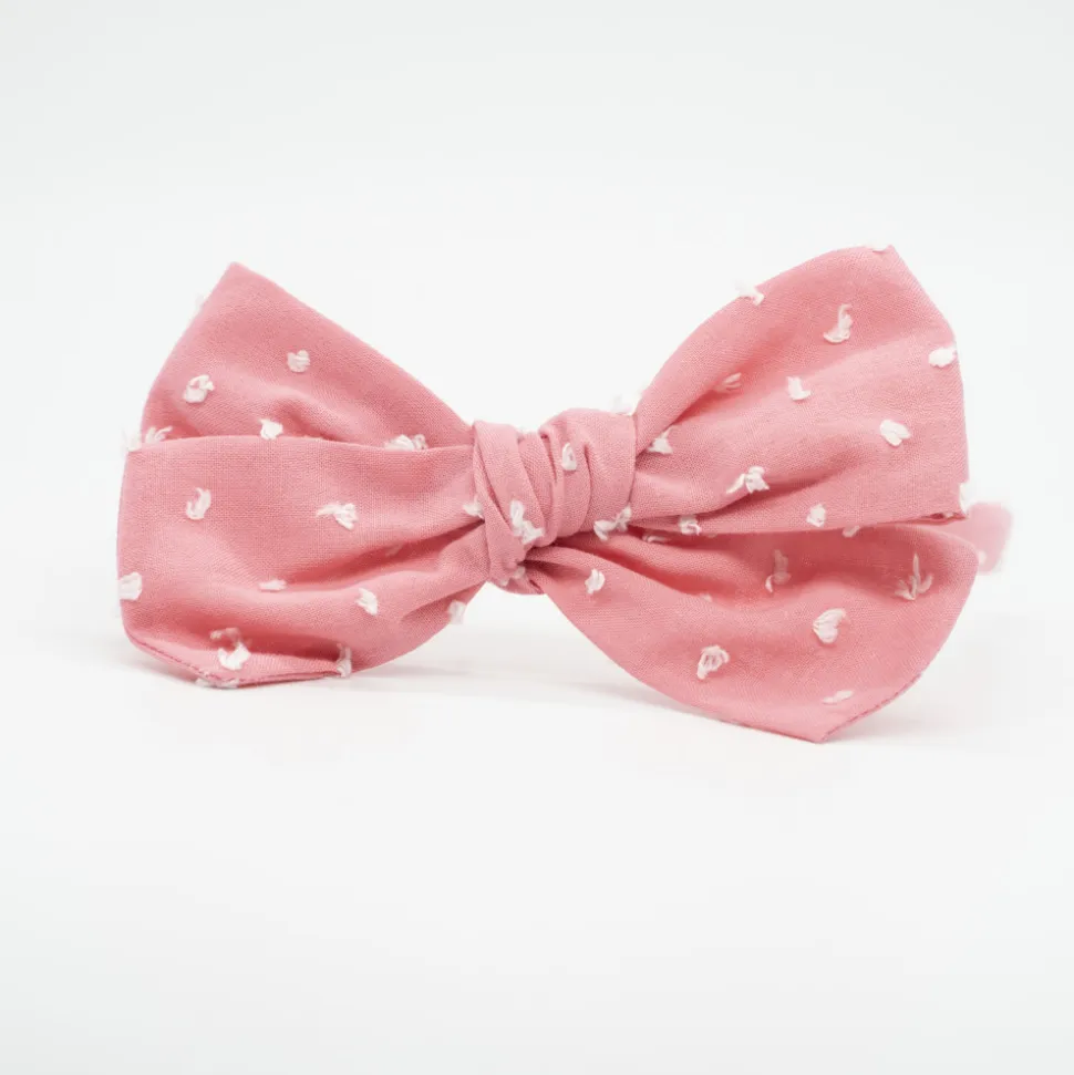 Diadema niña lazo Alice plumeti rosa
