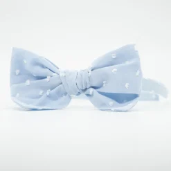 Diadema niña lazo Alice plumeti azul celeste