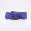 Diadema nudo morado hecha a mano