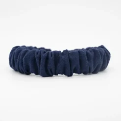 Diadema scrunchie azul marino
