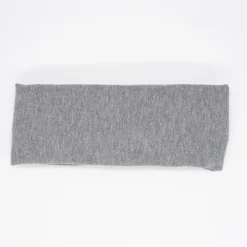 Diadema turbante gruesa gris