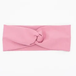 Diadema turbante rosa