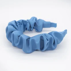 Diadema volumen satén azul