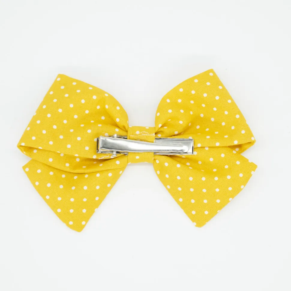 Lazo clásico amarillo topos