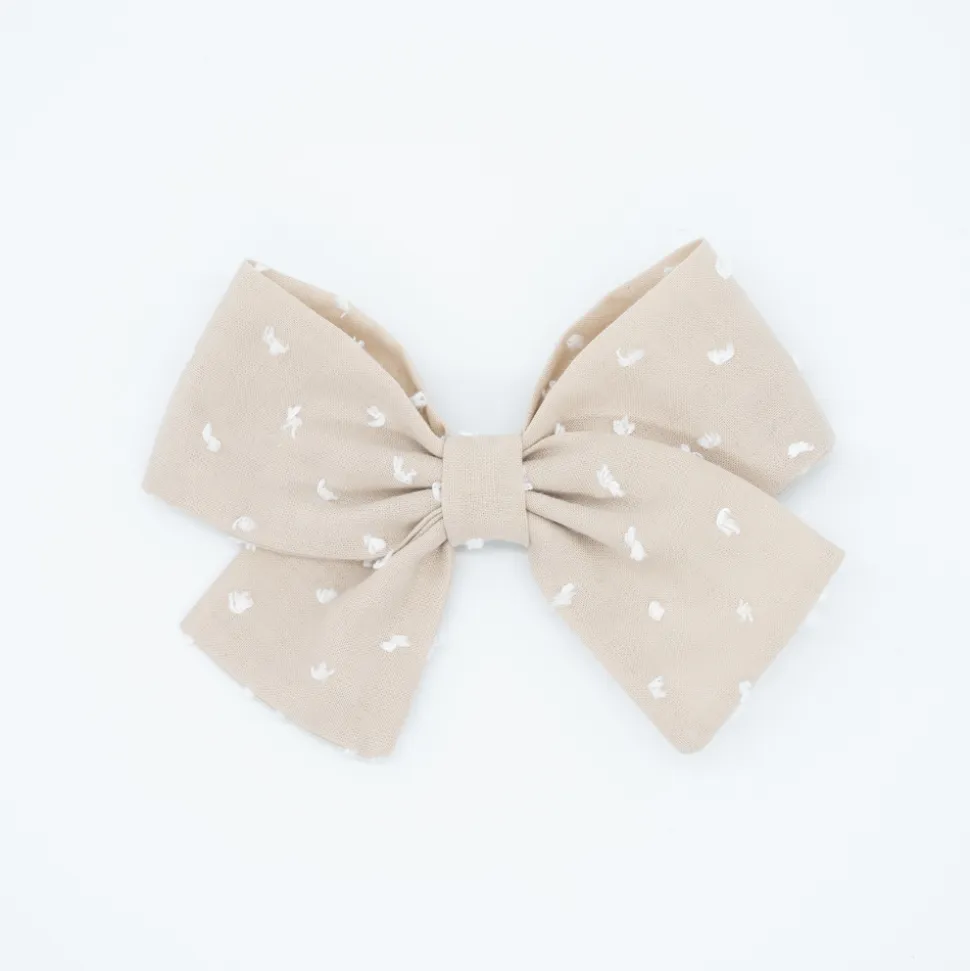 Lazo clásico beige plumeti