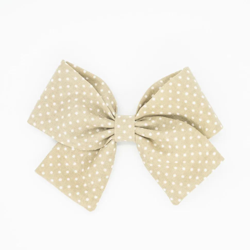 Lazo clásico beige topos